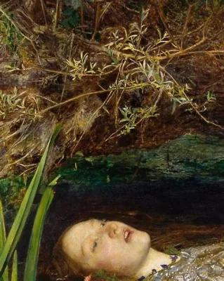 The Death of Ophelia! A Masterful Depiction of Despair and Serenity through Romanticism and Symbolism