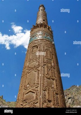 The Minaret of Jam Intricately Carved Geometric Patterns and Vivid Turquoise Glazes!