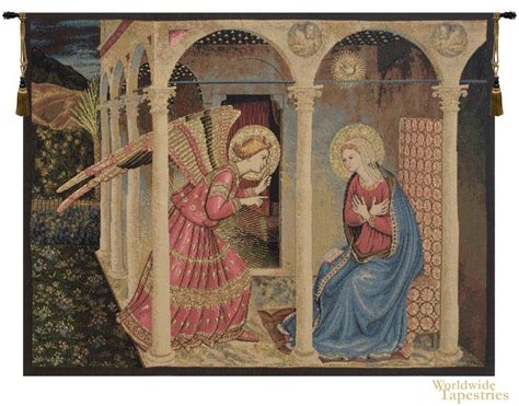 Annunciation by Workshop of Wiligelmo: A Tapestry Woven in Stone and Gold!