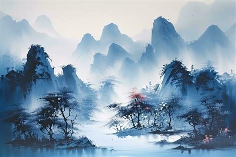 Dwelling Among Mountains: Tranquil Brushstrokes and Haunting Landscapes?