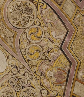 The Book of Kells: A Symphony of Spiraling Vines and Luminous Gold!