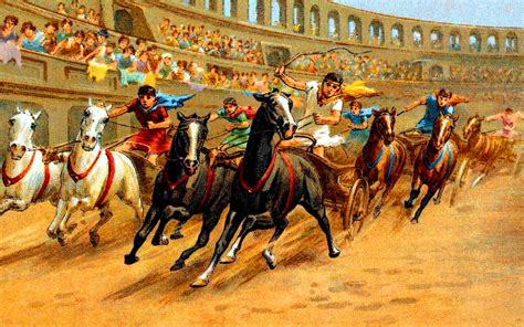 The Chariot Race A Breathtaking Depiction of Ancient Sportsmanship and Frenzied Crowd Energy!