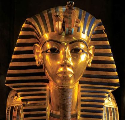 The Funerary Mask of Tutankhamun - A Gilded Enigma Wrapped in Ancient Majesty!