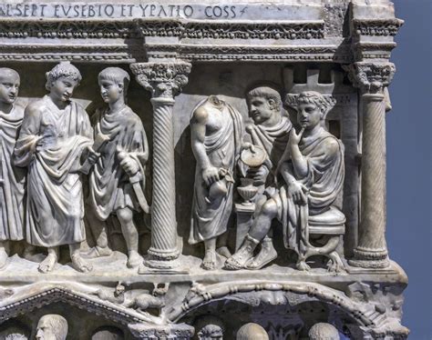 The Sarcophagus of Junius Bassus: A Monumental Ode to Imperial Power and Eternal Dreams!