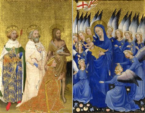 The Wilton Diptych! A Striking Tapestry of Devotion and Exquisite Detail